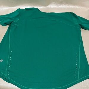 Lululemon Athletica Green Polo Jersey with Short Sleeves